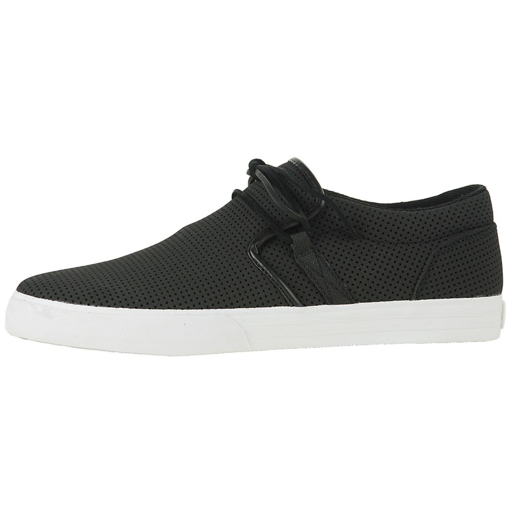 Baskets Basses Supra Cuban Noir Tuf Black Perf Homme | EAH-44879103